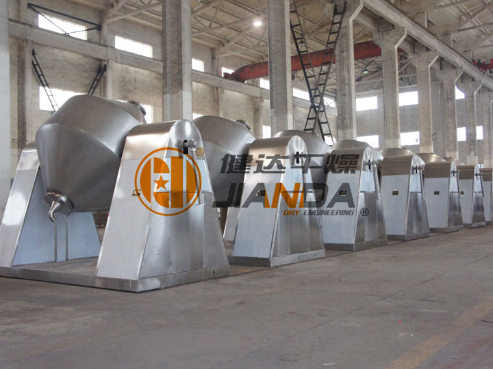 电池材料双锥回转动态真空干燥机工程