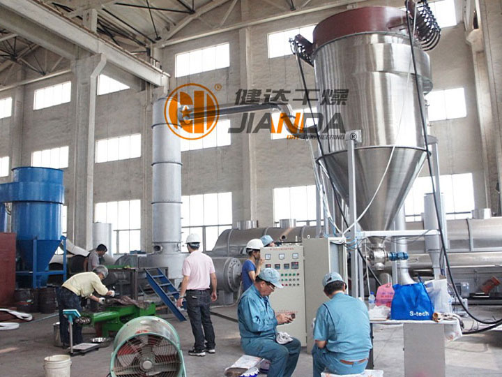 磷酸铁闪蒸干燥机生产线