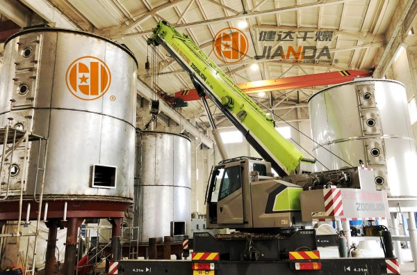 鑫丰锂业订购的用于碳酸锂与氢氧化锂的锂电材料专用干燥机发货